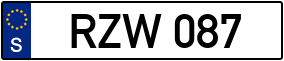 Truck License Plate